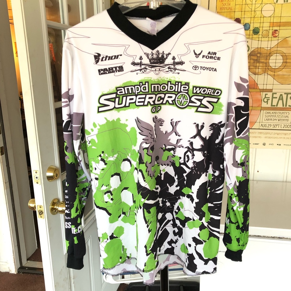Ampd mobile world supercross motorcross jersey men